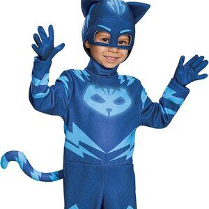 Catboy Deluxe Toddler PJ Masks Costume size 3T-4T